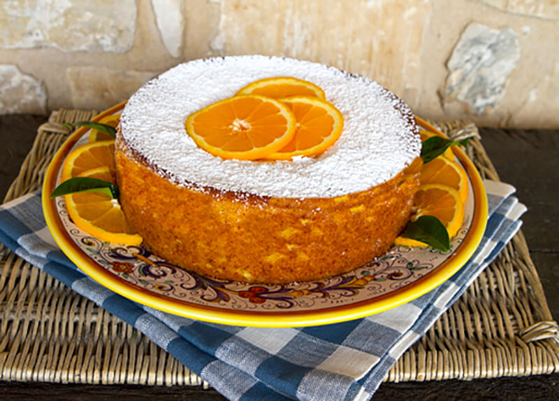 апельсиновый торт