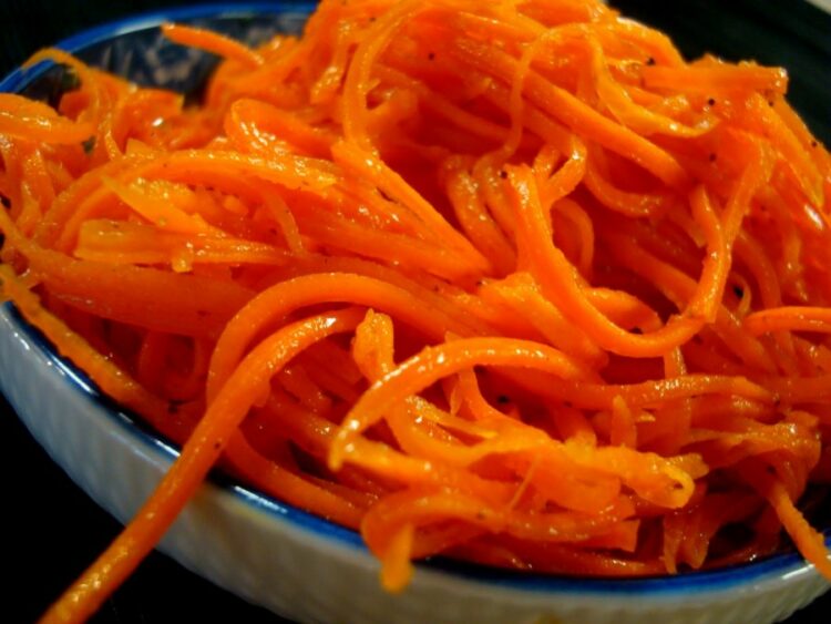 трем морковь по корейски