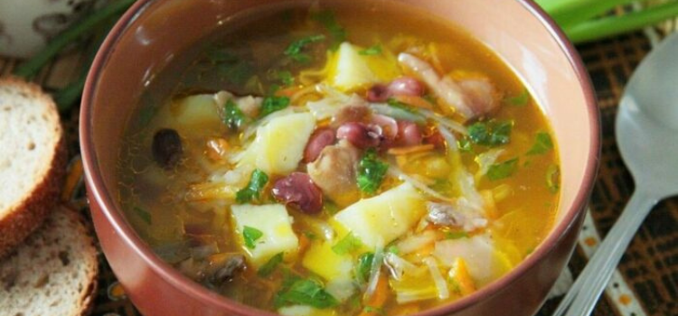 Постный фасолевый суп с кольраби. Как приготовить блюда из фасоли